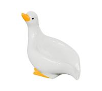 MQODLFP Cute Duck Shaped Soap Box, Ceramic Duck Soap Box with Drain Soap Rack, Duck Laundry Soap Box Storage Tray