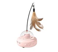 MQODLFP Electric Interactive Cat Toy Cat Toys with Cat Teaser Wand Rechargeable Electric Sensing Pet Toys A