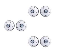 MQODLFP Pet Bell, 6 Pack Metal Bell Dog Training with Non Skid Rubber Bottoms Dog Doorbell for Potty Training Clear Ring