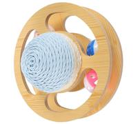 MQODLFP Sisal Turntable Toy Floor Kitten Scratcher Cat Scratching Ball Cat Scratching Board Cat Stands Cat Scratcher-B
