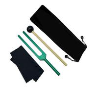 MQODLFP Tuning Fork, 528 Hz Tuning Forks for Healing Chakra,Sound Therapy,Keep Body,Mind and Spirit in Perfect Harmony Easy Install,Green