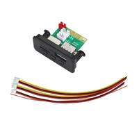MQODLFP Upgrade Bluetooth 5.0 Car Radio MP3 Player 5V 12V WMA Decoder Board Audio Module FM TF USB 3.5mm AUX for Cars Black