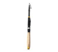 MQPALZKD 1.8, 2.1, 2.4, 2.7, 3, 3.6m Telescopic Fishing Rod Travel Spinning Fishing Rod Anti Portable Sea Pole for Angler(2.4 m)
