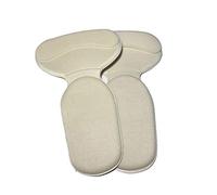 MQPALZKD 1 Pair Orthopedic Insole T-Shape Silicone Non Slip Cushion Foot Heel Protector Liner Shoe Insole Pads(Beige)