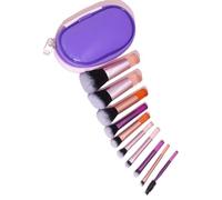 MQPALZKD 10 mini makeup brushes set with brush bag, full set of powder eye shadow brushes