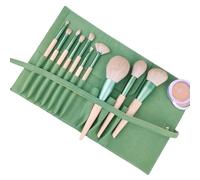 MQPALZKD 10 pcs of makeup brushes Soft hair eye shadow brush Powder powder blusher makeup brush