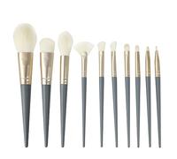 MQPALZKD 10pcs Bridge Eyeshadow Brushes Loose Powder Brushes Foundation Soft Brush Set Beauty Tools