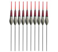 MQPALZKD 10pcs Fishing Bobbers Cork Floats Kit Antenna Balsa Wood 3g 21cm Buoy Collection Fishing Tackles Corchos De Pesca Dropship