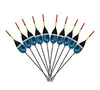 MQPALZKD 10pcs Fishing Bobbers Set Cork Floats Kit Antenna Balsa Wood Buoyancy 3g 18cm Buoy Fishing Tackle Accessory Freshwater/Saltwater