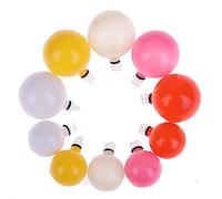 MQPALZKD 10pcs Fishing Floats Drift Balls Plastic Sea Floats 0.75inch 1inch Waggler Fishing Bobbers Untra-buoyant Fly Fishing Accessory
