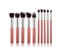 MQPALZKD 10Pcs Portable Fashion Multifunctional Soft Makeup Brush Set 3cm/1.2inch Wood Makeup Tool(3-pack)