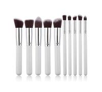 MQPALZKD 10Pcs Portable Fashion Multifunctional Soft Makeup Brush Set 3cm/1.2inch Wood Makeup Tool(A)