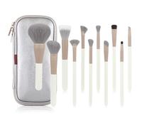 MQPALZKD 11 pieces of makeup brush set soft hair eye shadow eyebrow brush powder brush beauty tools