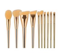 MQPALZKD 11pcs Golden Mango Collection Makeup Brush Set Brushes Makeup Brushes Complete Set
