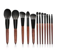 MQPALZKD 12 Brushes Set Complete Set Of Loose Powder Brushes Beauty Tools Eye Shadow Set Brushes Grooming Brushes