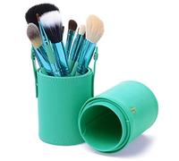 MQPALZKD 12 Brushes Set Complete Set Of Loose Powder Brushes Eye Shadow Brushes Beauty Tools(Argento)