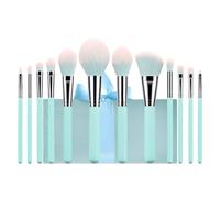 MQPALZKD 12 light handle makeup brushes Soft soft hair foundation make-up eye shadow beauty tools