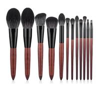 MQPALZKD 12 piece makeup brush set, pointed handle powder brush, eye shadow brush, full set of beauty tools