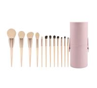 MQPALZKD 12 piece makeup brush set soft animal hair corn silk eye shadow powder powder blusher concealer brush