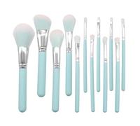 MQPALZKD 12 pieces of makeup brushes, makeup tools, foundation make-up, eye shadow, complete set(Argento)