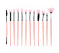 MQPALZKD 12pcs eye shadow brush makeup brush halo eyebrow dye brush set eye makeup tools