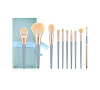 MQPALZKD 12Pcs Light Makeup Brushes Set Soft Nylon Hair Foundation Blusher Lip Eyeshadow Cosmetics Blending Make Up Brush Kit(3-pack)