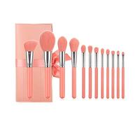 MQPALZKD 12Pcs Light Makeup Brushes Set Soft Nylon Hair Foundation Blusher Lip Eyeshadow Cosmetics Blending Make Up Brush Kit(Argento)