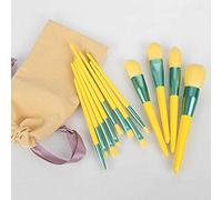 MQPALZKD 12Pcs Makeup Brushes Set Cosmetic Eye Shadow Foundation Blush Blending Beauty Make Up Brush Tool(Argento)