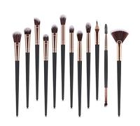 MQPALZKD 12PCS Makeup Brushes Set Eye Shadow Eyeshadow Brushes Foundation Extension Make Up Brush Kits(Argento)