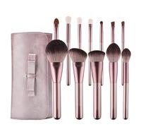 MQPALZKD 12pcs Small Grape Lilac Makeup Brush SetMicrocrystalline Silk Soft BristlesBeauty Tools