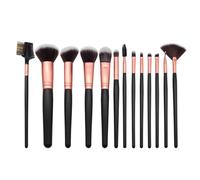 MQPALZKD 13 black makeup brushes, complete set of powder eye shadow beauty tools