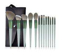 MQPALZKD 13 pieces of makeup brush set quick drying brush hair super soft powder powder blusher beauty tools