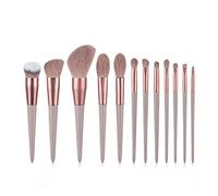 MQPALZKD 13pcs Soft Makeup Brushes Eyeliner eye Shadow Brush Cosmetic Foundation Blush Powder Blending Beauty Makeup Tool(D)