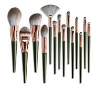 MQPALZKD 14 Brushes Set Large Loose Powder Brush Beauty Tools Grooming Eye Shadow Brush Soft Bristles