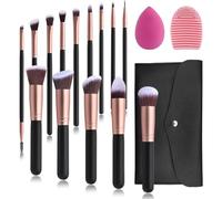 MQPALZKD 14 makeup brush sets, 5 large and 9 small makeup brush tools, makeup brushes