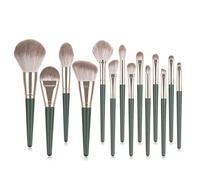 MQPALZKD 14 Pieces Of Makeup Brush Set Powder Blusher Brush Eye Shadow Brush Portable Storage Bag Beauty Tools