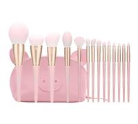 MQPALZKD 14 Pig Makeup Brush Set Full Set Of Blush Brush Loose Powder Brush Eye Shadow Brush Beauty Tools