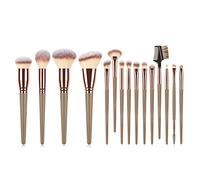MQPALZKD 15 Makeup Brush Set Double-headed Two-sided Brushes Large Hair Beauty Soft Hair Tools(D)