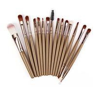 MQPALZKD 15Pcs Makeup Brushes Set Eye Shadow Foundation Eyeliner Eyelash Lip Make Up Brush Cosmetic Beauty Tool Kit(A)