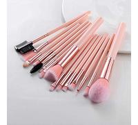 MQPALZKD 15pcs Synthetic Makeup Brushes Set Foundation Blending Eye Shadow Eyelash Eyebrow Comb Brush Kit(D)