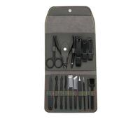 MQPALZKD 16 Piece Stainless Steel Nail Clippers, Manicure and Enhancement Tool Set