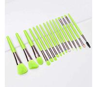 MQPALZKD 16pcs makeup brushes Set fluorescent series Eye Shadow Blending Eyeliner Eyebrow Make up Brush Neon Brush beauty tools(D)