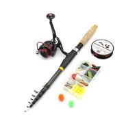MQPALZKD 2.1 m luya rod set -short telescopic fishing rod spinning wheel combination fishing gear