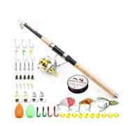 MQPALZKD 2.1 meters -short wooden handle sea rod fishing gear far cast rod fishing line wheel group