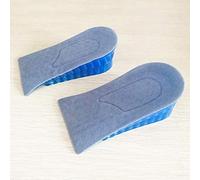 MQPALZKD 2-Layer Height Increase Insole Silicone Heel Cushion Inserts Gel Heel Pads Taller Height Lift Comfy Unisex Men Women Shoes Insole 1 Pair
