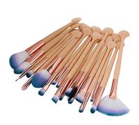 MQPALZKD 20pcs Makeup Brushes Set Foundation Eyeshadow Blending Lip Fan Shell Make Up Brush Kit Synthetic Hair Gift Set For Women(D)
