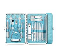 MQPALZKD 23p Manicure Sets Complete Nail Stretching Kit Manicura Accesorios Clipper Pedicure Tools