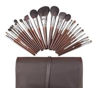 MQPALZKD 24 pieces of makeup brush set, complete set of super soft eye shadow brush