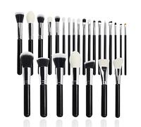 MQPALZKD 25 Professional Makeup Brushes Complete Makeup Artist Eye Shadow Brush Set Beauty Tools