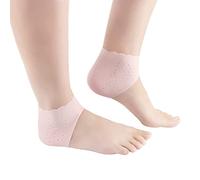 MQPALZKD 2Pcs Silicone Feet Care Socks Moisturizing Gel Heel Thin Socks with Hole Cracked Foot Skin Care Cover Protectors Foot Care Tool(Roze)